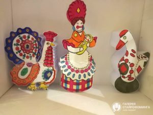 Русские народные игрушки из пенопласта
