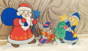 Дед Мороз из пенопласта