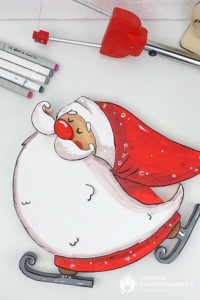 Санта Клаус из пенопласта